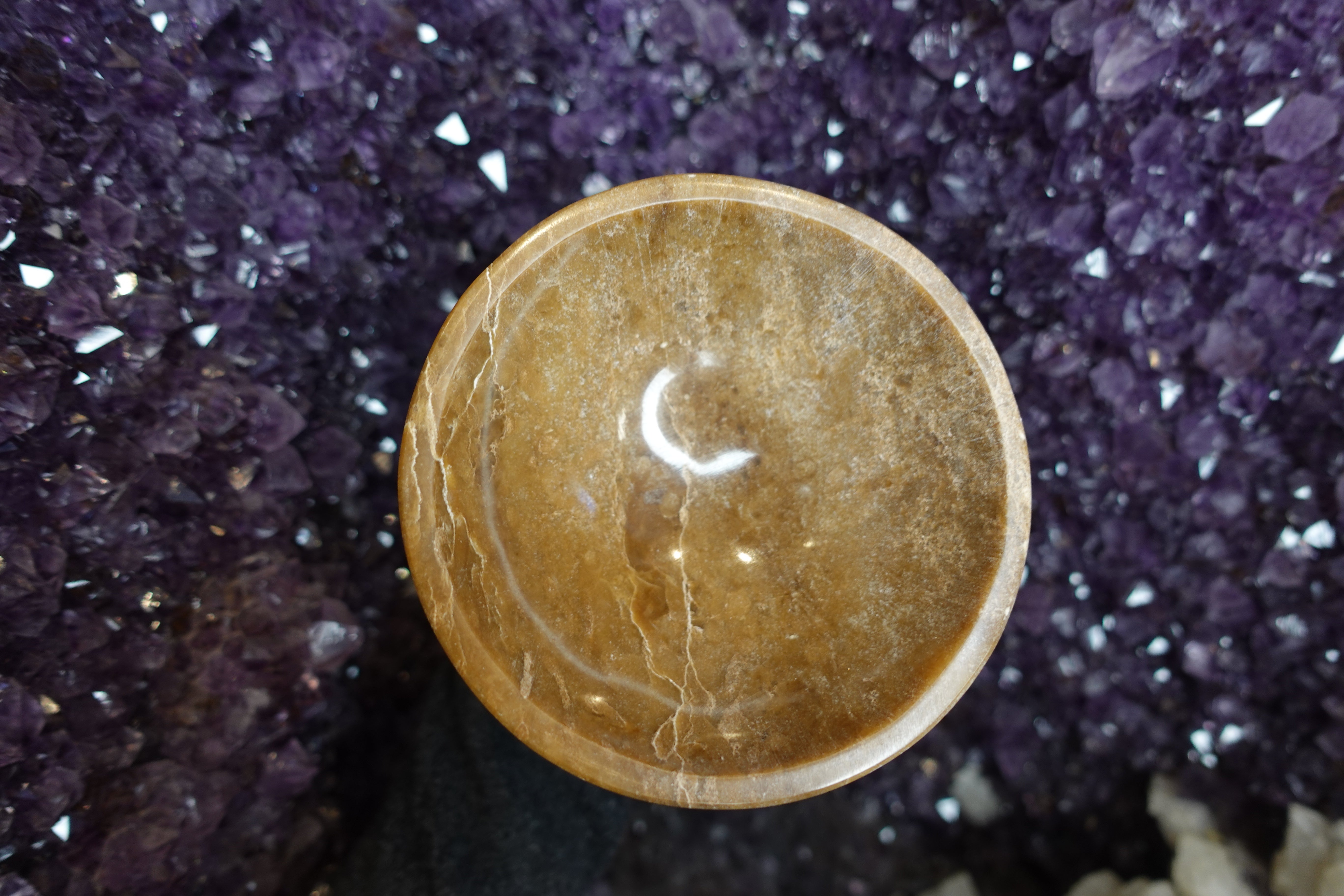 Chocolate Calcite Bowl